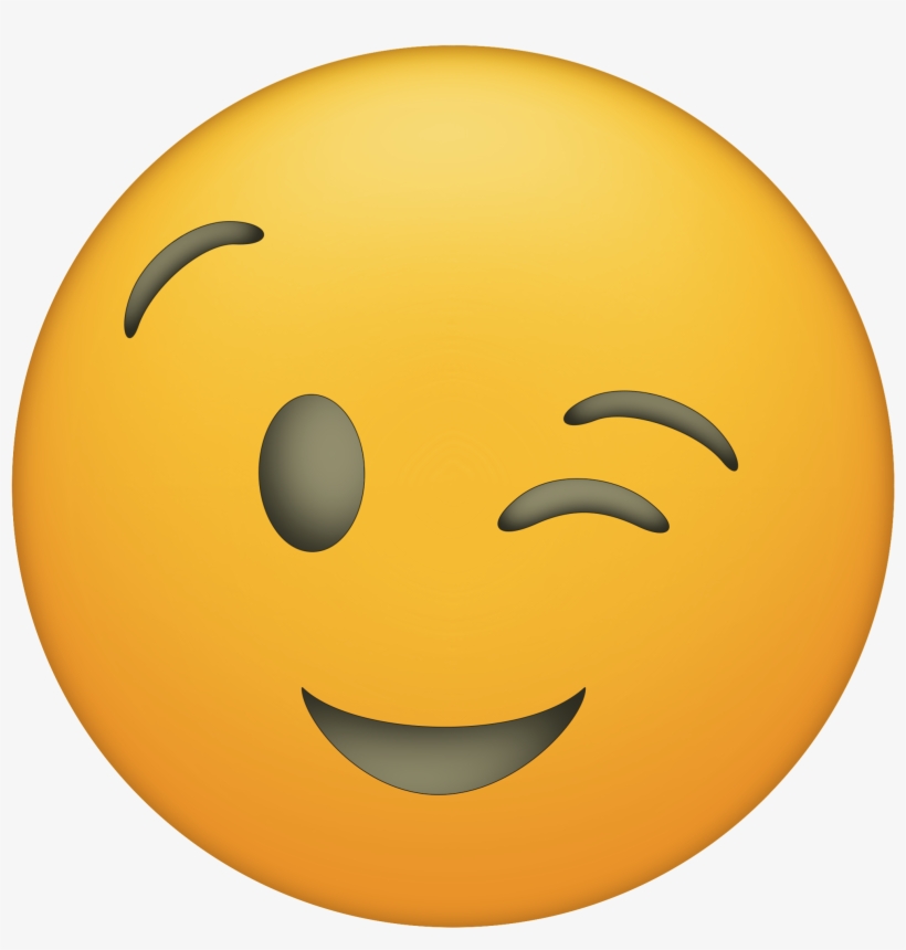 Emoji Faces Printable {free Emoji Printables} - Winky Face Emoji Png, transparent png download