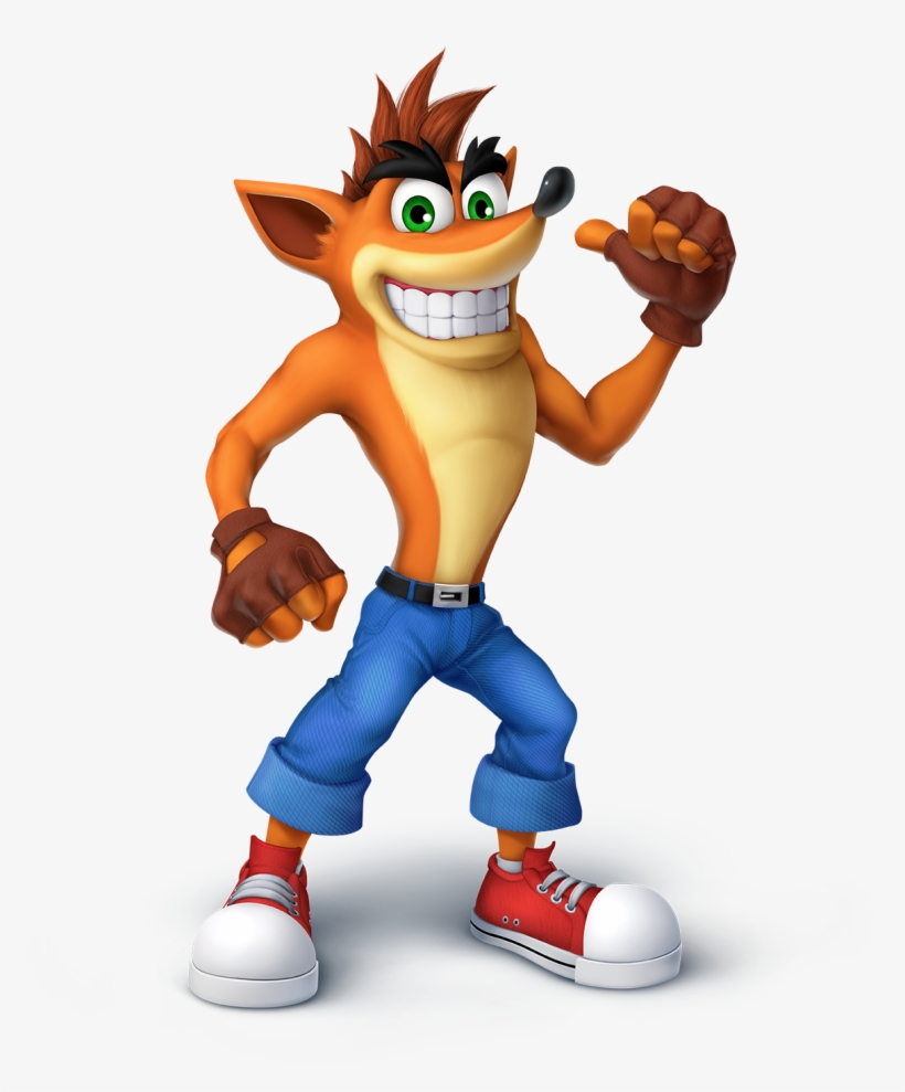 Crash Bandicoot - Crash Bandicoot Smash Bros Ultimate, transparent png download