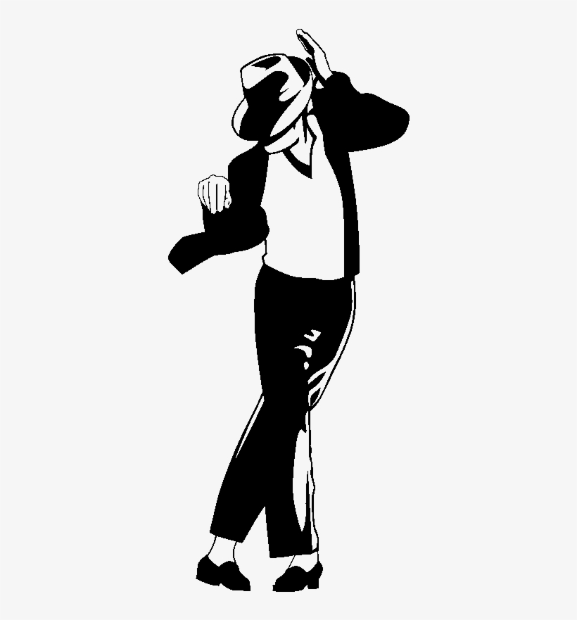 Sticker Danser Michael Avec Un Chapeau Ambiance Sticker - Silueta Michael Jackson Png, transparent png download