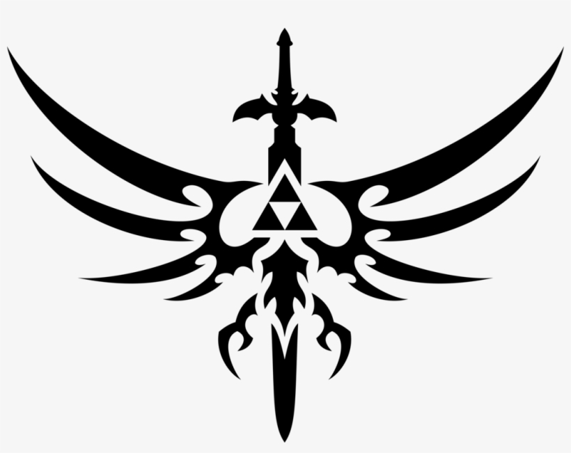 Picture Free Library Eagle Triforce By Gmanmonkey On - Triforce Drawing, transparent png download