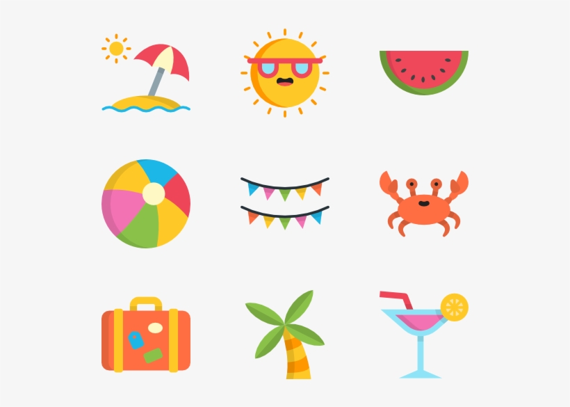 Summer - Summer Icon Png, transparent png download