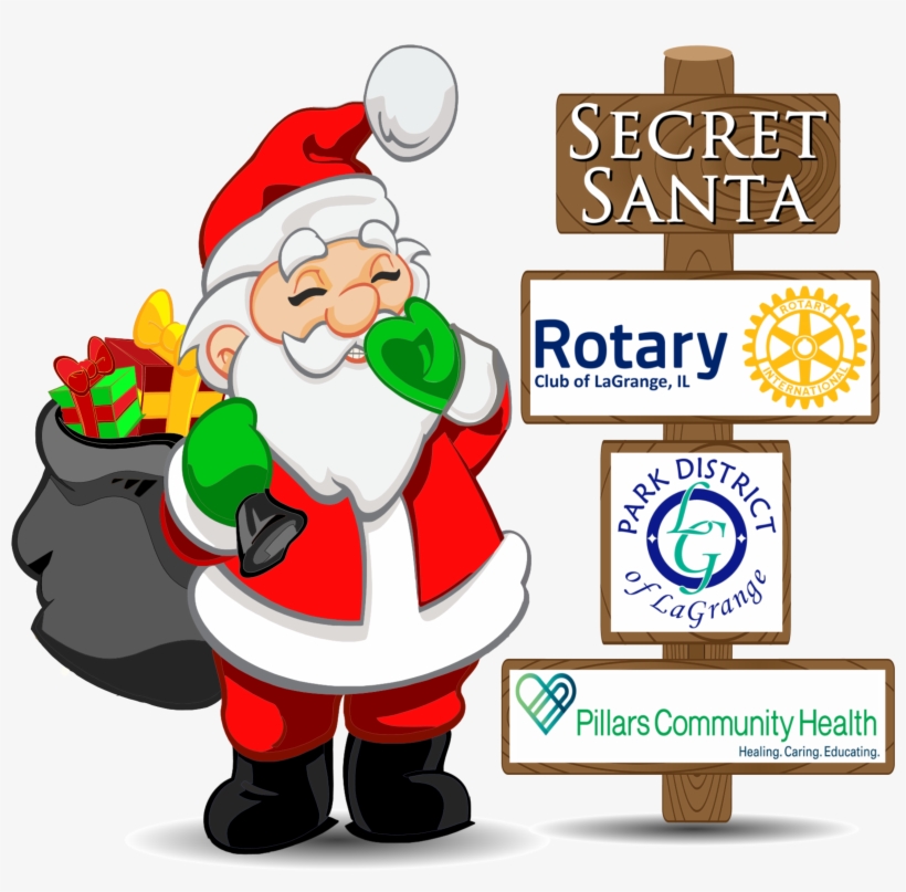 Secret Santa Png Logo - Rotary International, transparent png download