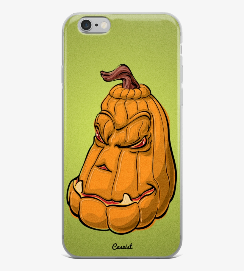 Grumpy Cartoon Pumpkin Iphone Case - Pumpkin - Halloween Unisex T-shirts, transparent png download