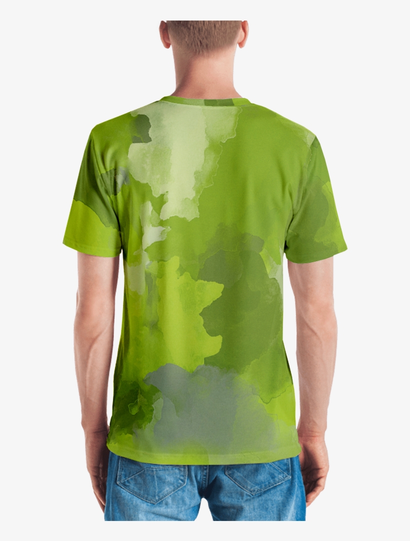 Lime Green Watercolor T Shirt T Shirt Zazuze - T-shirt, transparent png download