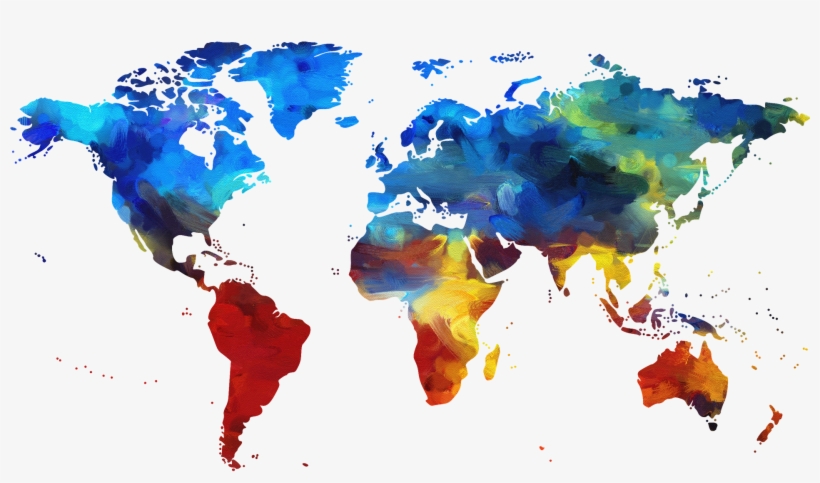 Mmj Recs World Map - Iso 45001, transparent png download
