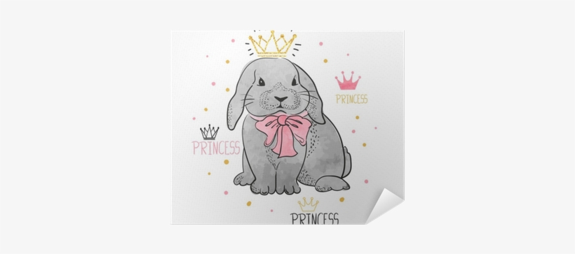 Cute Little Princess Rabbit - Conejo Princesa, transparent png download