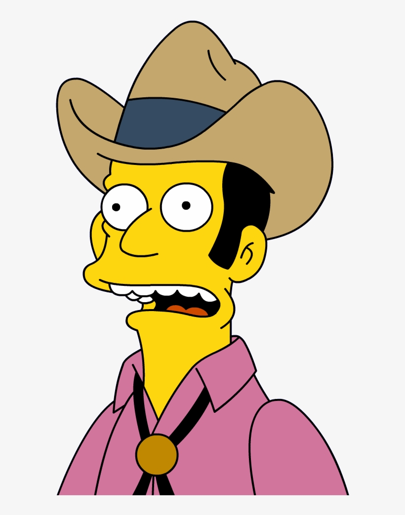 Cowboy Bob2 - Cowboy Bob The Simpsons, transparent png download