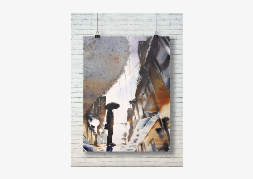 Poster Matte - Watercolor Painting, transparent png download