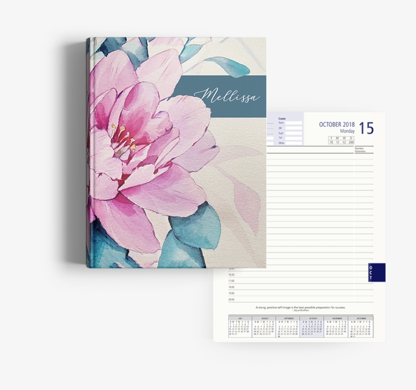 Blooming Diary A4 - Watercolor Painting, transparent png download