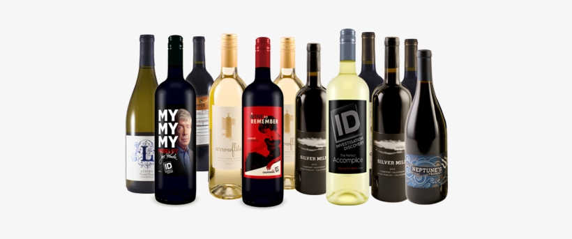 Id Wine Club 2-bottle Club - Wine Bottle, transparent png download