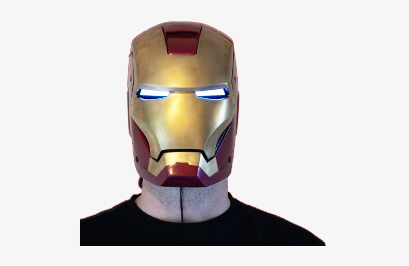 El Iron Man Set = El Tape Glowing Eyes El Panel Arc - El Wire Iron Man, transparent png download