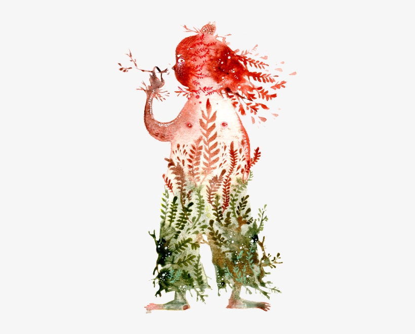 Illustration By Amber Ma Using Daniel Smith Watercolors - Illustration, transparent png download