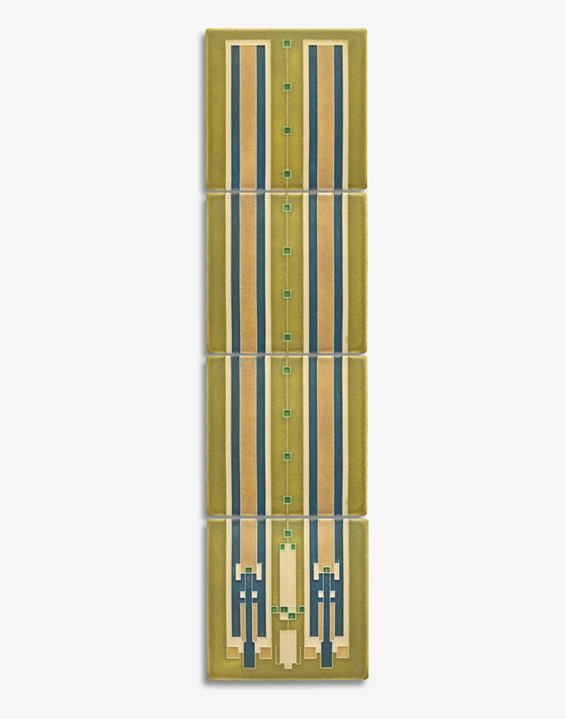 Avery Coonley Top, Runner And Bottom Shown In Lime - Shelf, transparent png download