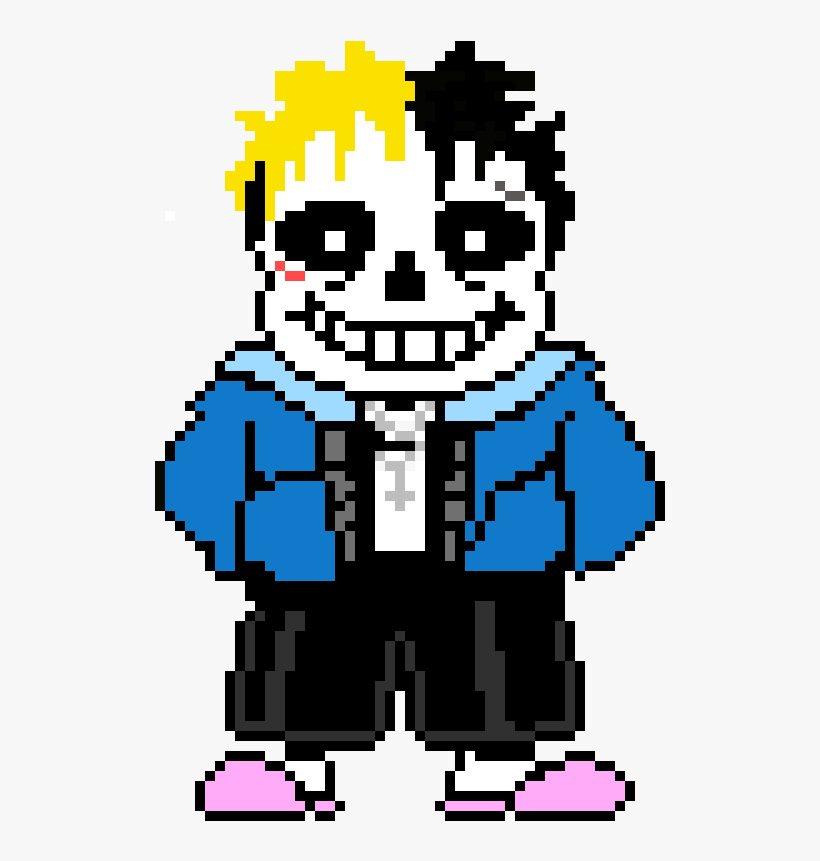 Xxxtentacion/sans Edit - Sans Battle Pixel Art, transparent png download