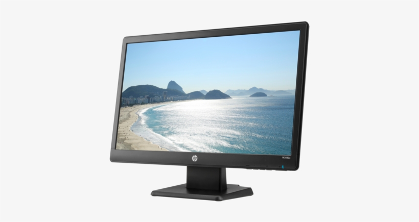 Left - Hp W2082a 20-inch Led Backlit Lcd Monitor, transparent png download