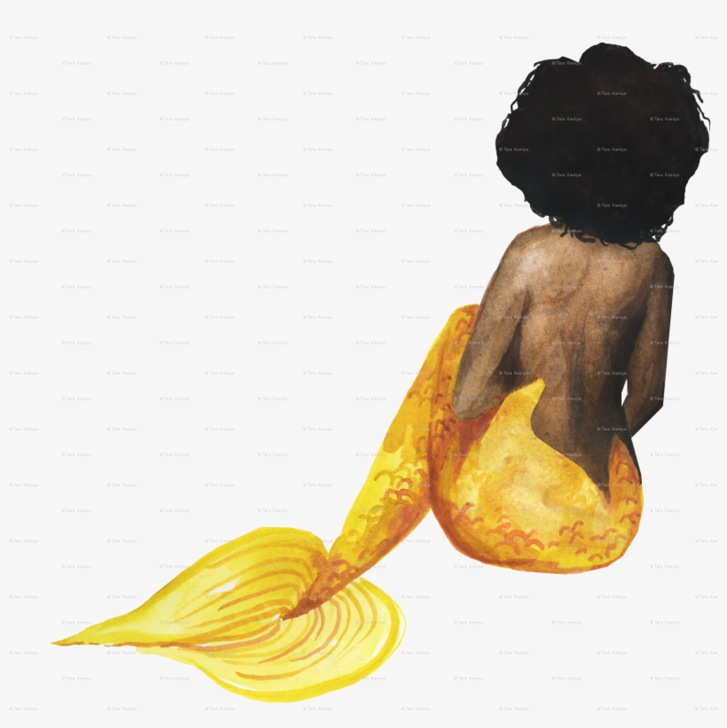 Watercolor Mermaid, transparent png download