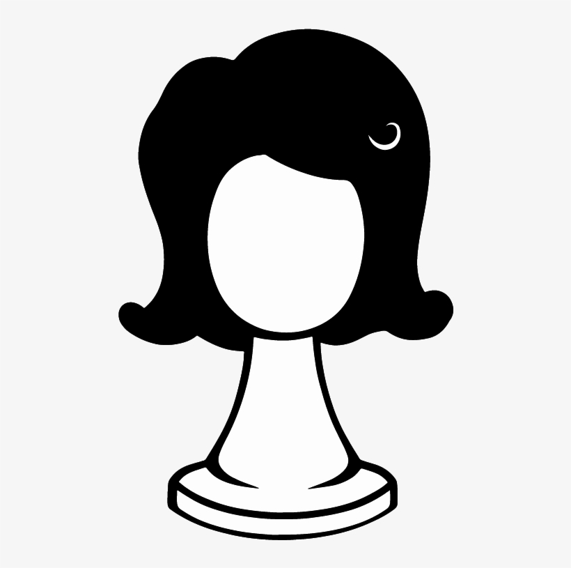 Healing Process For Many Cancer Patients Includes Taking - Wig Clipart Black And White, transparent png download