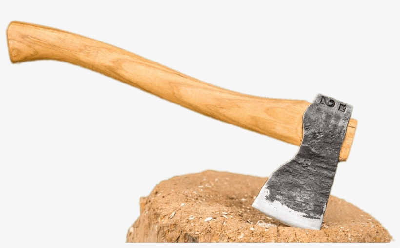 Axe In Log - Axe, transparent png download