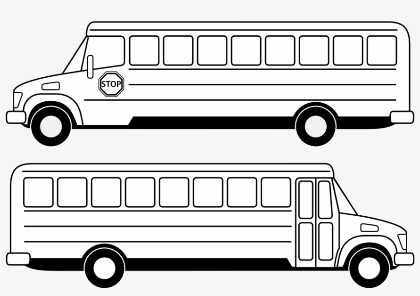 Black And White Schools Segregation Intelligence Has - Buses Clipart Black And White, transparent png download