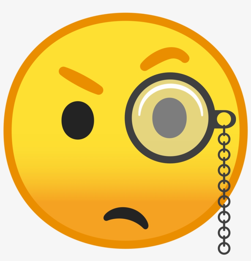 Download Svg Download Png - Smiley Monocle, transparent png download