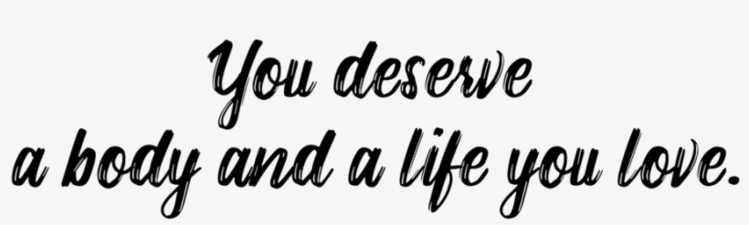 You-deserve - Calligraphy, transparent png download