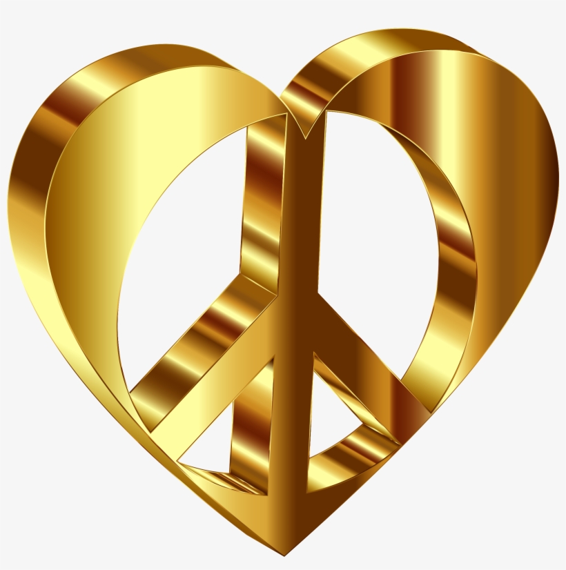 This Free Icons Png Design Of 3d Peace Heart Mark Ii, transparent png download