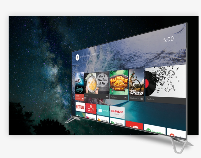 Entertainment Tailored For You - Tv Aquos Sharp, transparent png download
