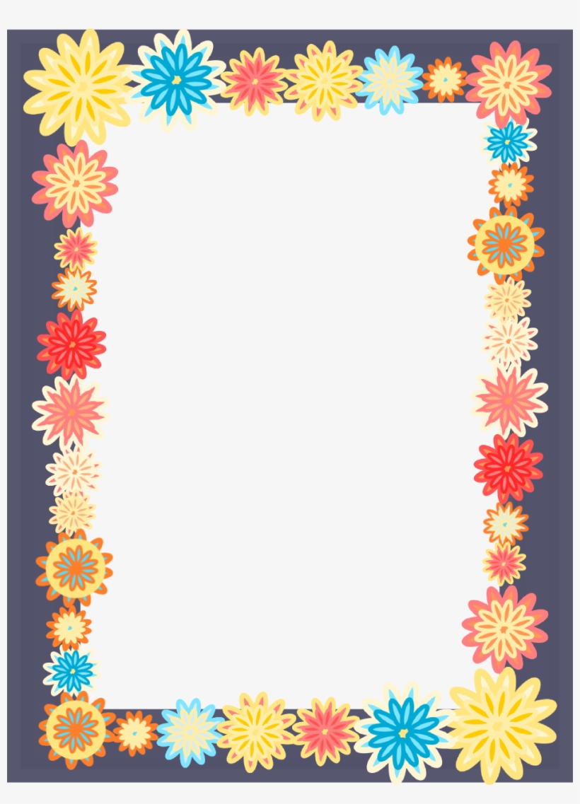 Click On Images To Enlarge Free Digital Scrapbooking - Frame Colorful Png, transparent png download
