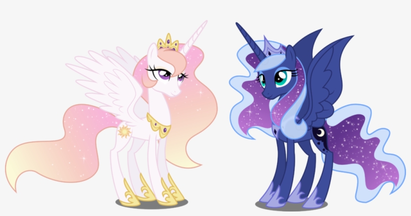 my little pony luna x celestia