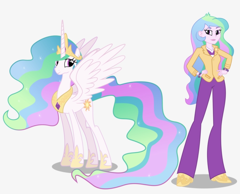 Graphic Royalty Free Download Princess Celestia And - Equestria Girls Princesa Celestia, transparent png download