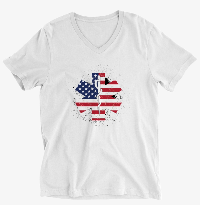 Emt Flag Star Of Life - Shirt, transparent png download