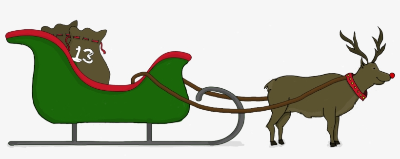 Santa Sleigh Png Images Free Download - Santa Claus, transparent png download