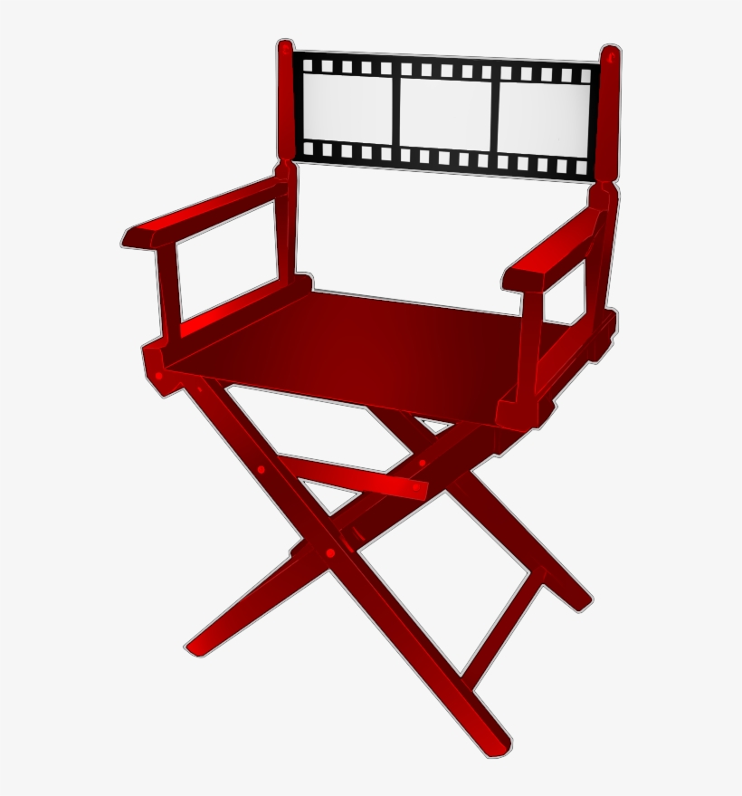Directors Chair Png Black Frame Director's Chair PNG Image