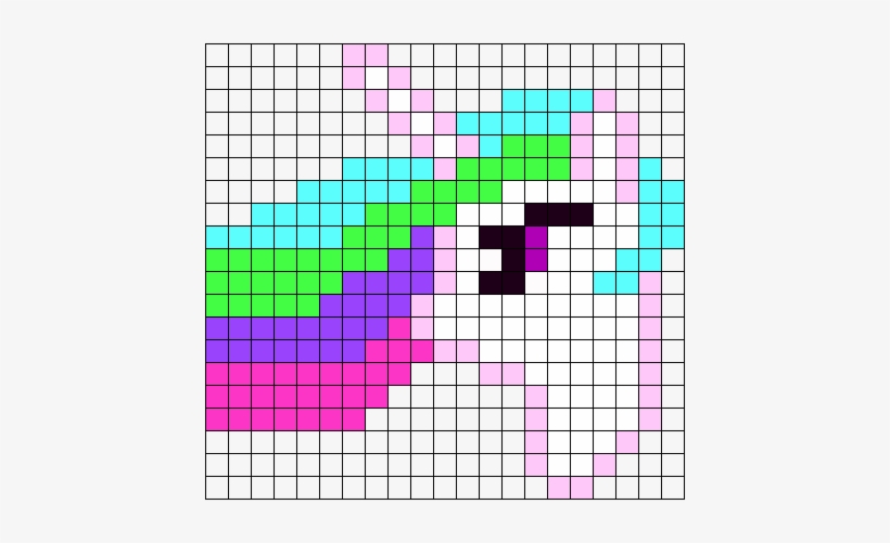 Princess Celestia Head Shot Perler Bead Pattern / Bead - Perler Beads Princess Celestia, transparent png download