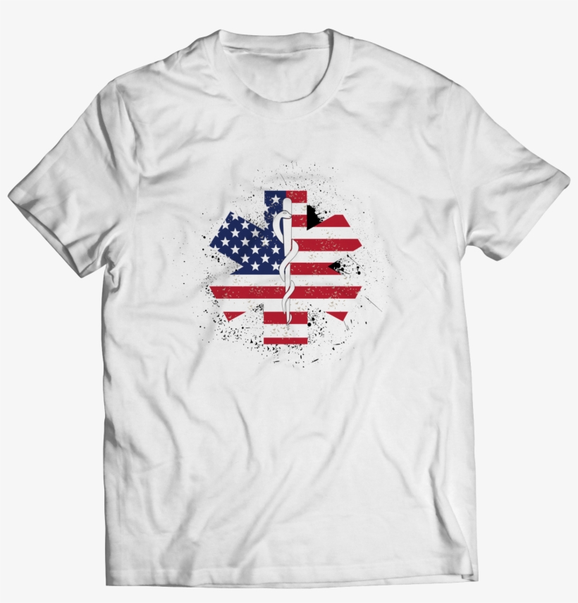 Patriotic Emt Flag Star Of Life - Camiseta Diamond Dgk Grizzly Palace Odd Future Magazine, transparent png download