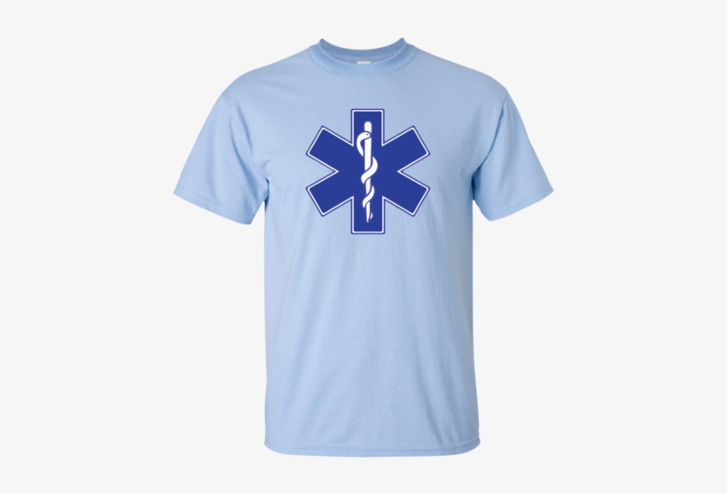 Star Of Life Blue T-shirt - Star Of Life Square Sticker 3" X 3", transparent png download
