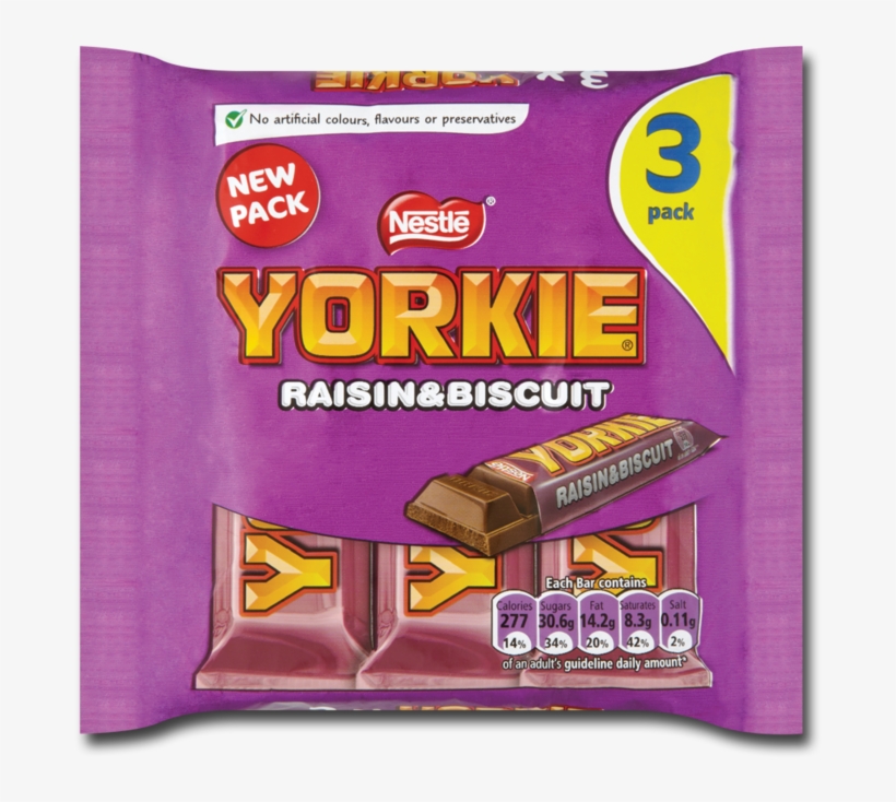 Nestle Yorkie 3pk - Yorkie Bar, transparent png download