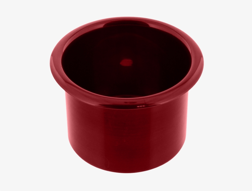 Spun Aluminum Large Cup Holder Insert Red - Cup Holder, transparent png download