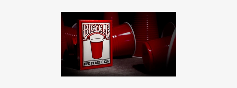 Bicycle Red Plastic Cup Playing Cards, transparent png download