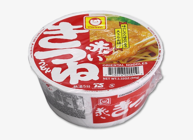 Toyo Suisan Maruchan Bean Curd Skin Udon Noodle - Maruchan Instant Noodle Cup Udon Akai Kitsune 92g, transparent png download