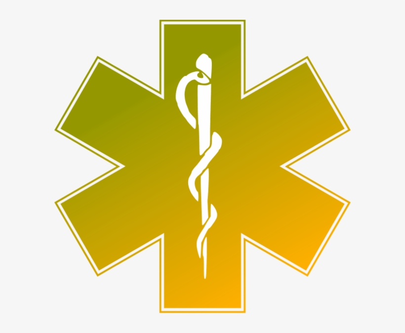Star Of Life Clipart - Emergency Medical Service Logo, transparent png download