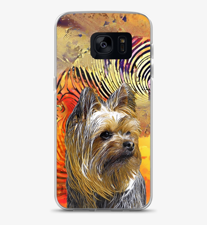 Samsung Case Yorkie - Mobile Phone, transparent png download