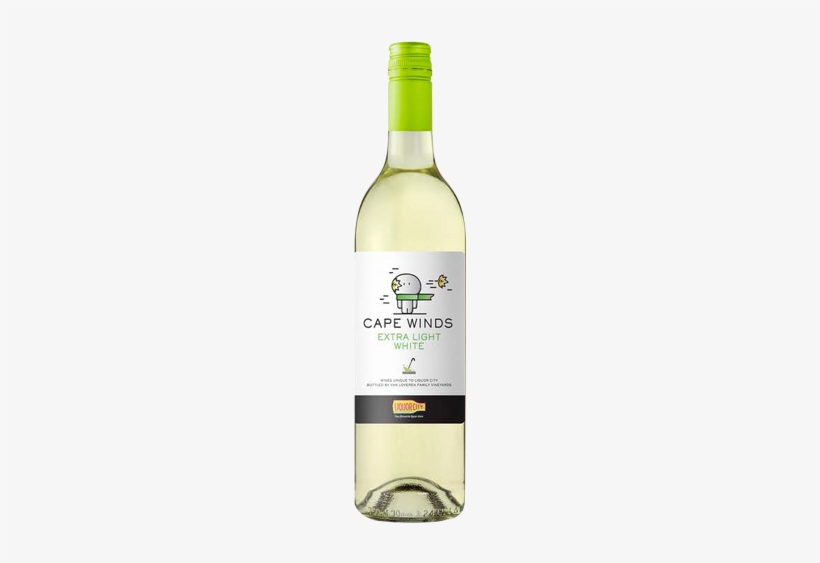Cape Winds Extra Light White - White Wine, transparent png download