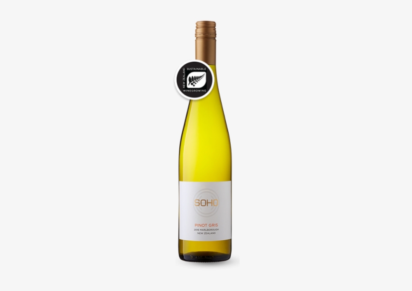 Soho White Collection Pinot Gris 750ml Btl, transparent png download