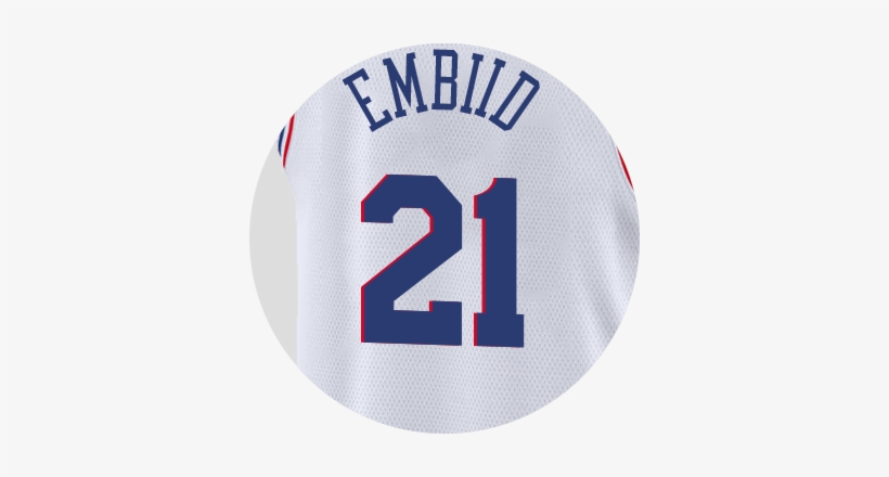 Philadelphia 76ers Joel Embiid - Philadelphia Nba City Jersey, transparent png download