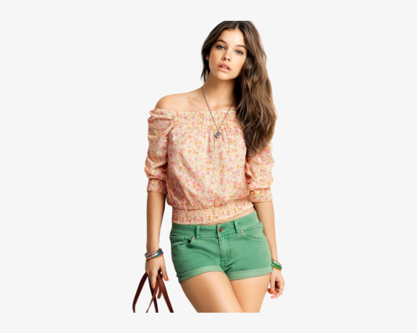 Barbara Palvin And Model Image - Looks Para O Natal Com Shorts, transparent png download