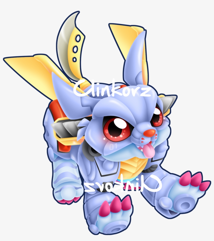 Flygon Pokemon Digimon Metalgarurumon Gabumon Cute - Metalgarurumon, transparent png download