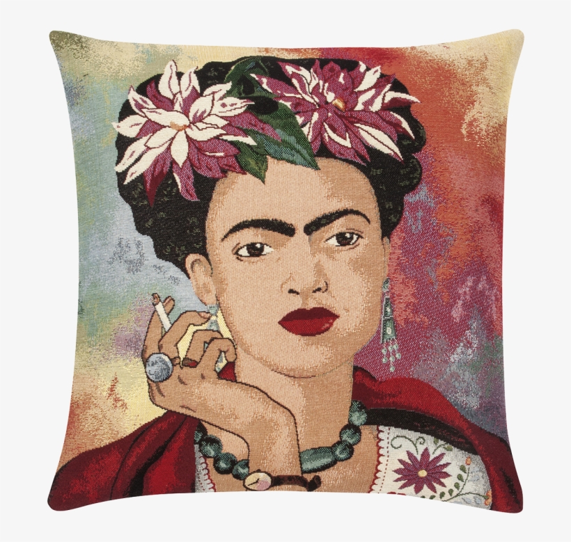 Frida Kahlo Kussen - Frida Kahlo Cover Cushion Pad, transparent png download