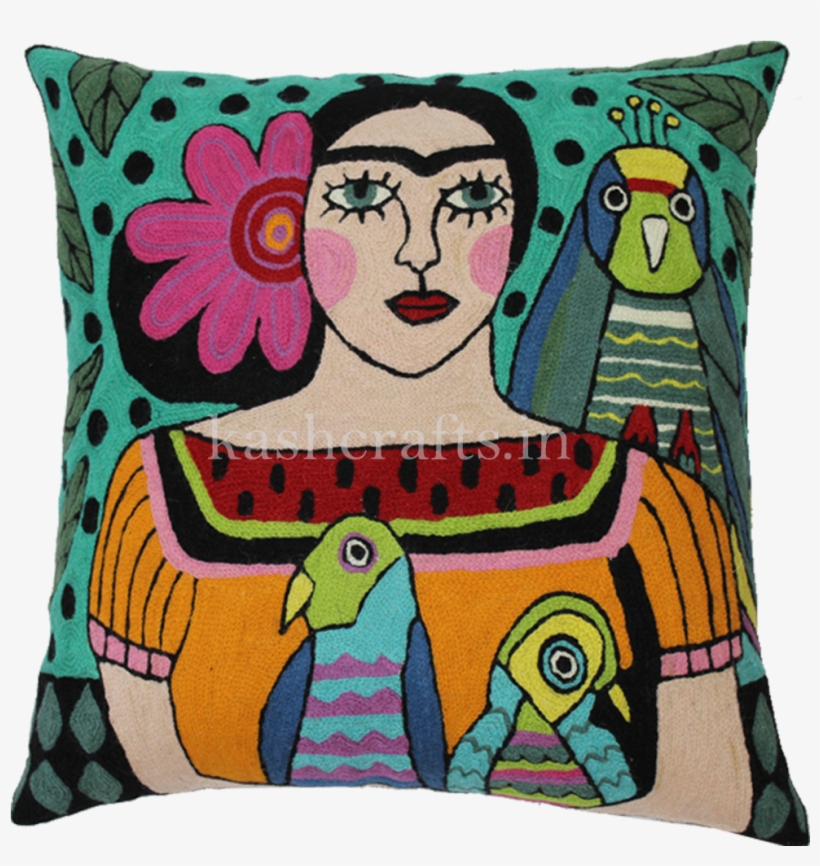 Frida Kahlo Cushion Cover - Frida Kahlo Cushion, transparent png download