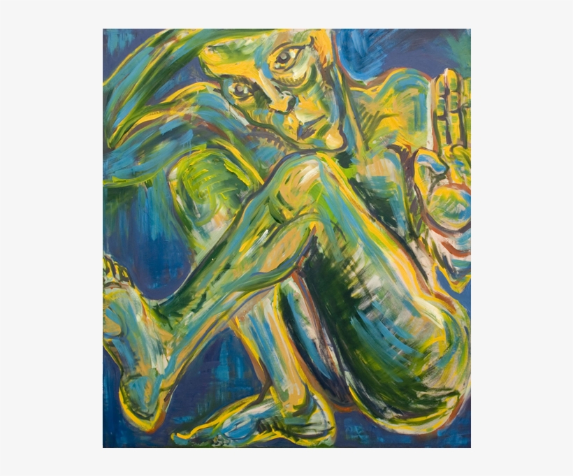 A Little Bit Tight Original 2007 Oil On Canvas, Cm - Modern Art, transparent png download